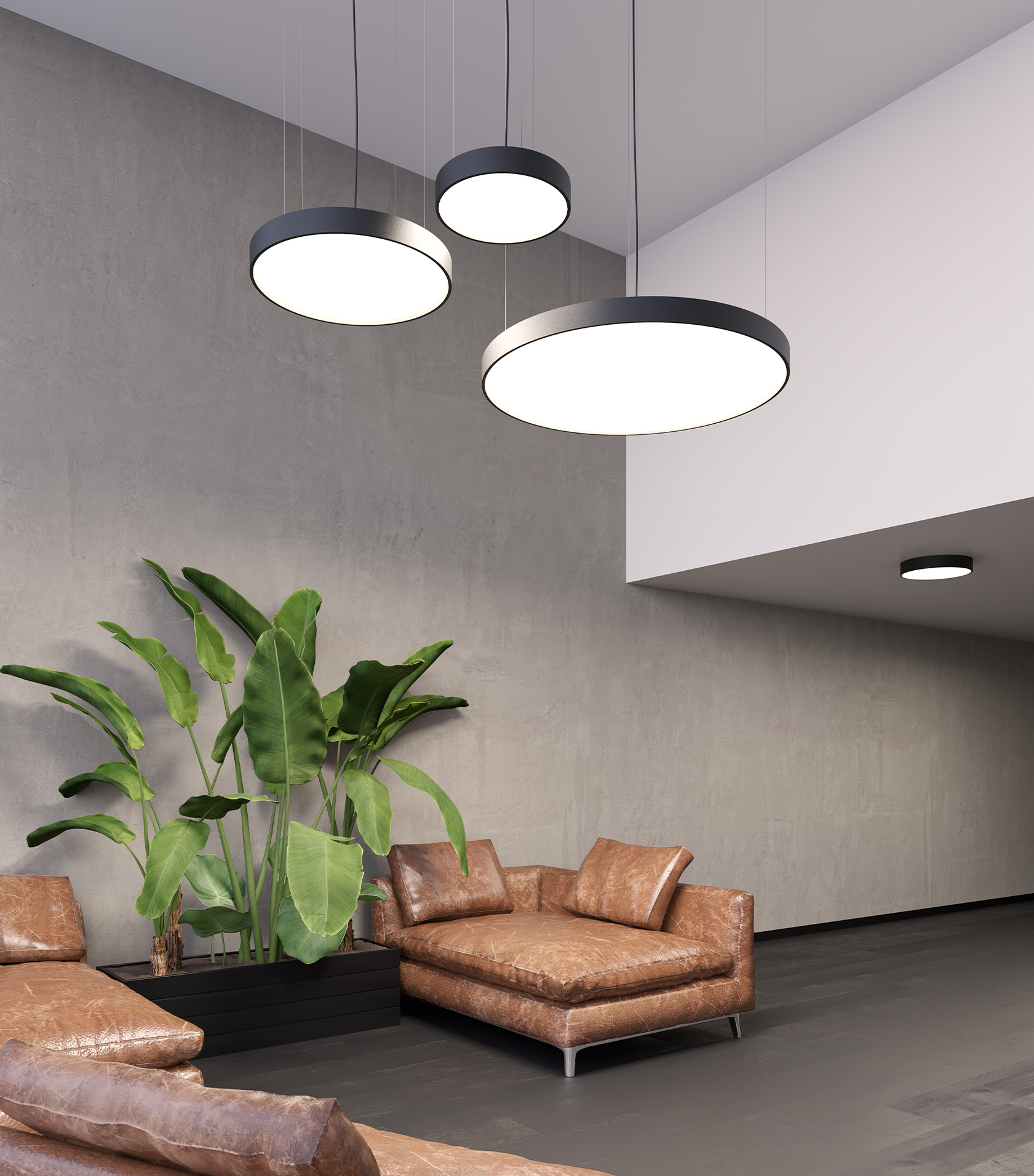 Apparecchio LED circolare Roto Evo by Novalux